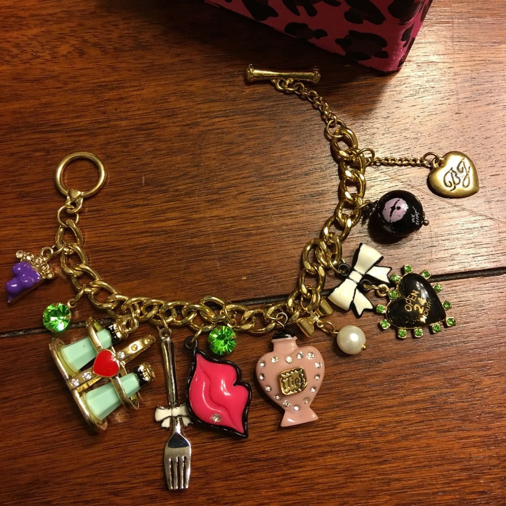 Betsey Johnson Diner Collection Charm Bracelet
